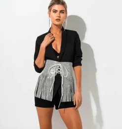 High-Waisted Glitzer Rock Shiny