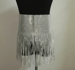 High-Waisted Glitzer Rock Shiny