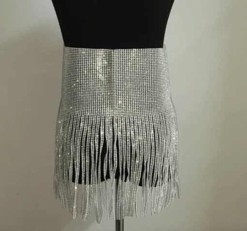 High-Waisted Glitzer Rock Shiny