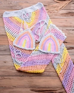 Häkel Crochet Set Hose & Top Stacy