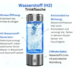 Hydrogen Wasser Trinkflasche Healthy Sip