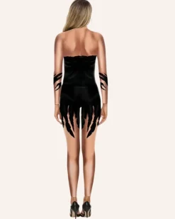 Jumpsuit Kostüm Teufels Hexe