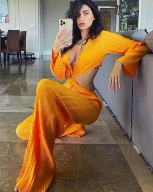 Jumpsuit Overall Naranja