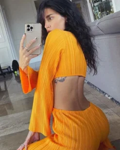 Jumpsuit Overall Naranja