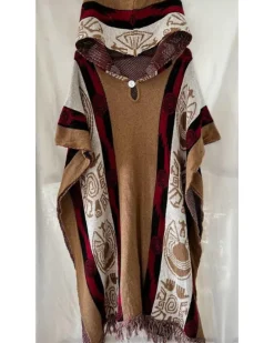 Kapuzen Männer Poncho Basil