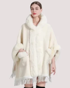 Kapuzen Poncho Lux North