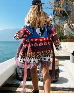 Kaschmir Wild Magic Strickjacke Cardigan