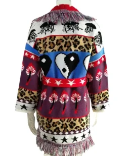 Kaschmir Wild Magic Strickjacke Cardigan