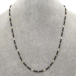 Kette für Maske Black Gold Pearl