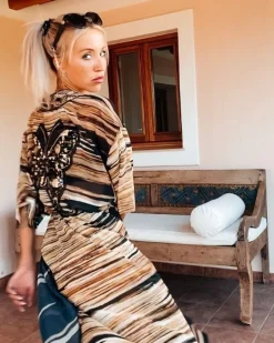 Kimono Golden Butterfly