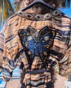 Kimono Golden Butterfly