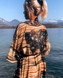 Kimono Golden Butterfly