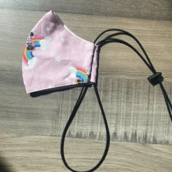 Kinder Stoffmaske Minnie Mouse Rainbow