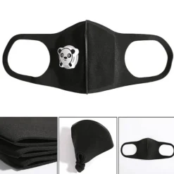 Kinder Stoffmaske Panda