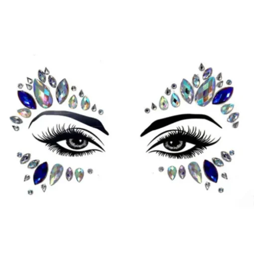 Klebende Face Glitzersteine Karla