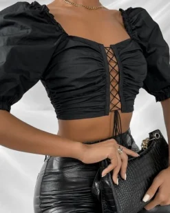 Korsett Crop Shirt Lorie