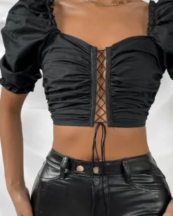 Korsett Crop Shirt Lorie