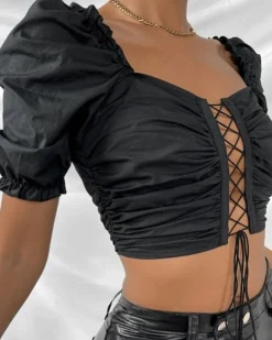 Korsett Crop Shirt Lorie