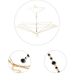 Körperschmuck Black Stone