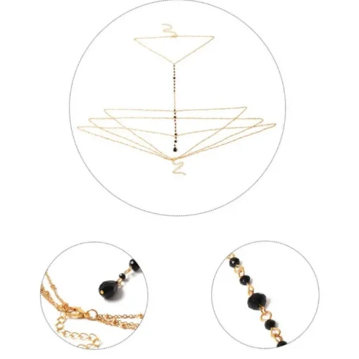 Körperschmuck Black Stone
