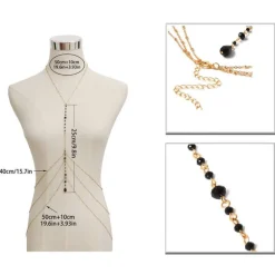 Körperschmuck Black Stone