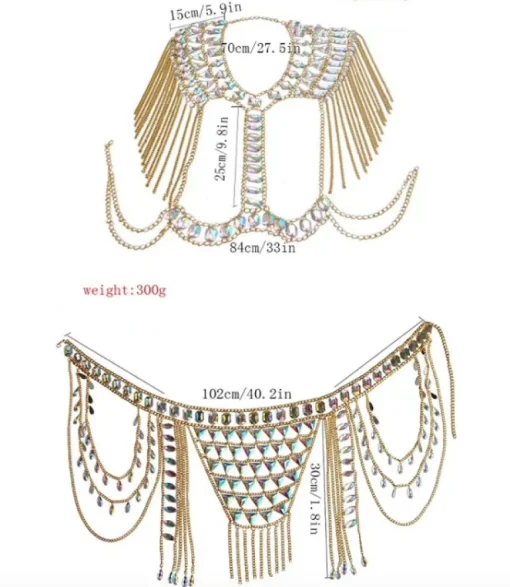 Körperschmuck Set Gia