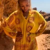 Kurta Shirt Yellow Om