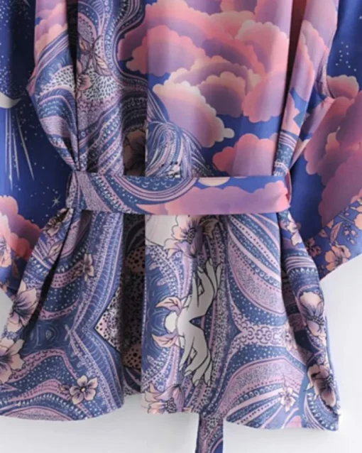 Kurzer Kimono Moonlight Dust