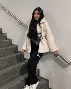 Kuschel Fleece Jacke Amala