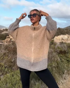 Kuschel Strickjacke Natalie