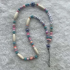 Lange Perlen Handykette Love Mama