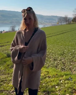 Lange Strickjacke Susy