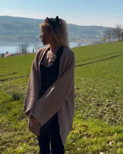 Lange Strickjacke Susy