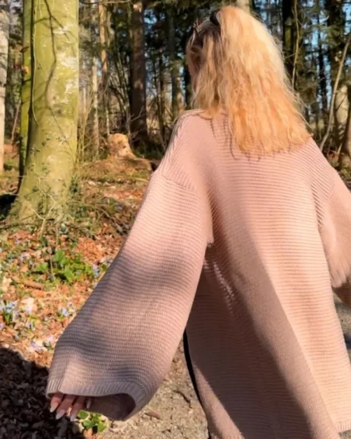 Lange Strickjacke Susy