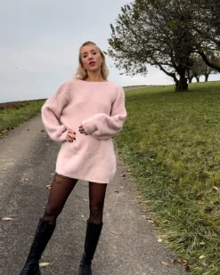 Langer Fluffy Pullover Olivia