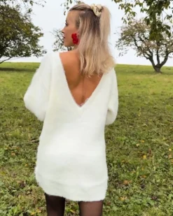 Langer Fluffy Pullover Olivia