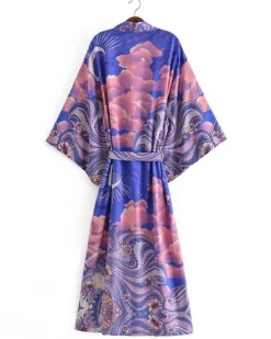 Langer Kimono Lunar Serenity