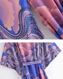 Langer Kimono Lunar Serenity