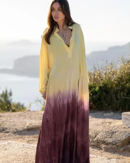 Langes Viskose Kleid Amila