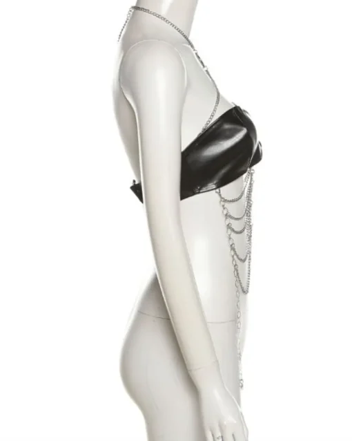 Leder & Ketten Top Lara