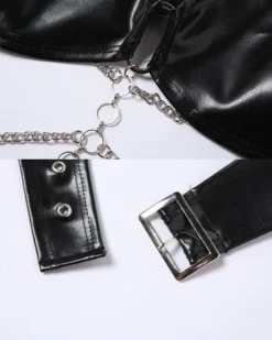 Leder & Ketten Top Lara