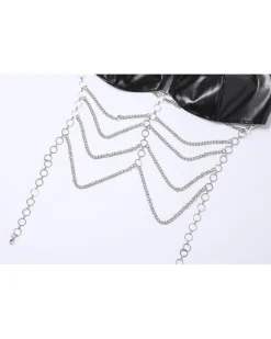 Leder & Ketten Top Lara