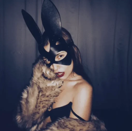 Leder Fetisch Maske Bunny