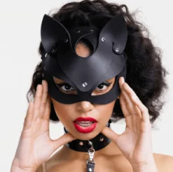 Leder Fetisch Maske Teddy