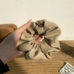 Leder Style Scrunchies Roma