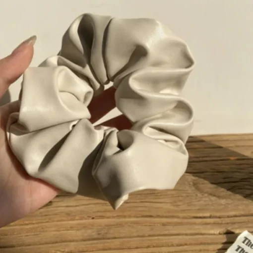Leder Style Scrunchies Roma