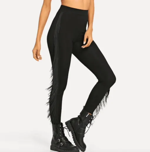 Leggings Boho Fransen