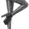 Leggings Skull black-grey