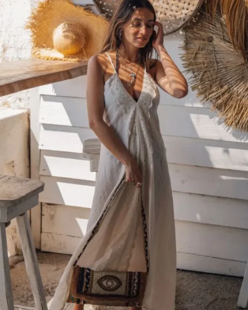 Leinen Kleid Caro