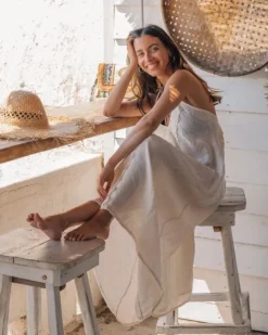 Leinen Kleid Caro